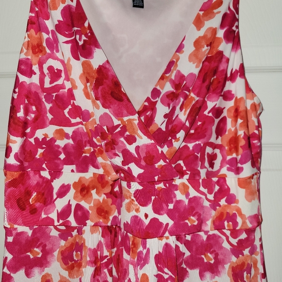 Chaps Medium Floral Dress - Picture 3 of 6